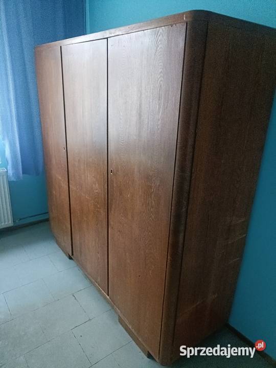 Stara szafa ubraniowa dreeniana PRL czasy PRLu