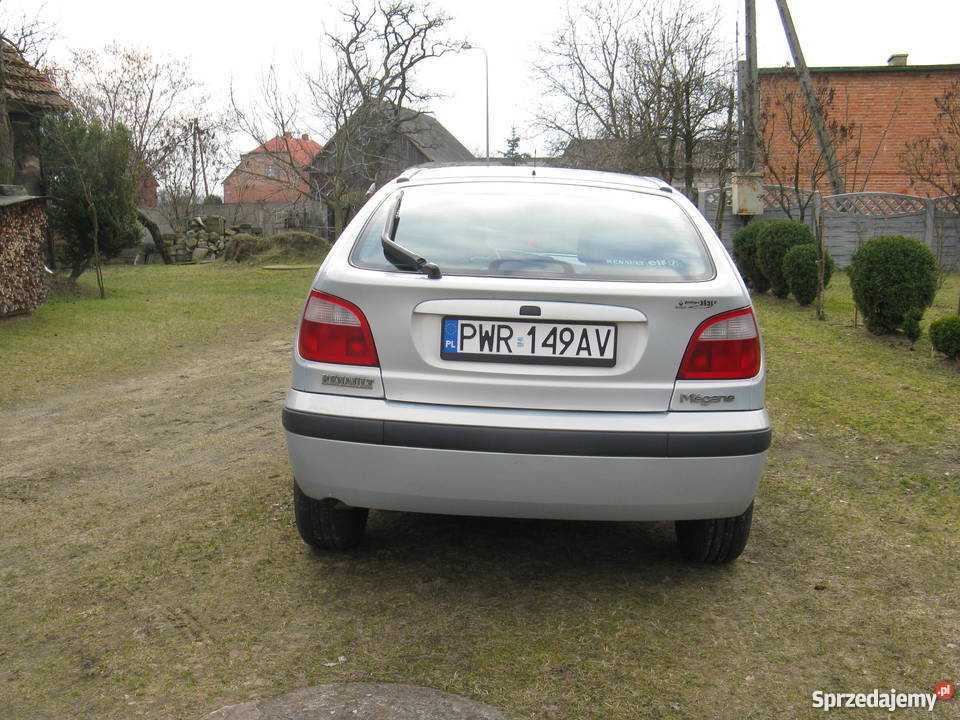 Renault Megane I FL 2001r 14 16v bogate podgrzewane fotele Orzechowo