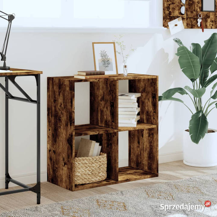 Regał przydymiony dąb 685x32x685 materiał Regały Warszawa sprzedam