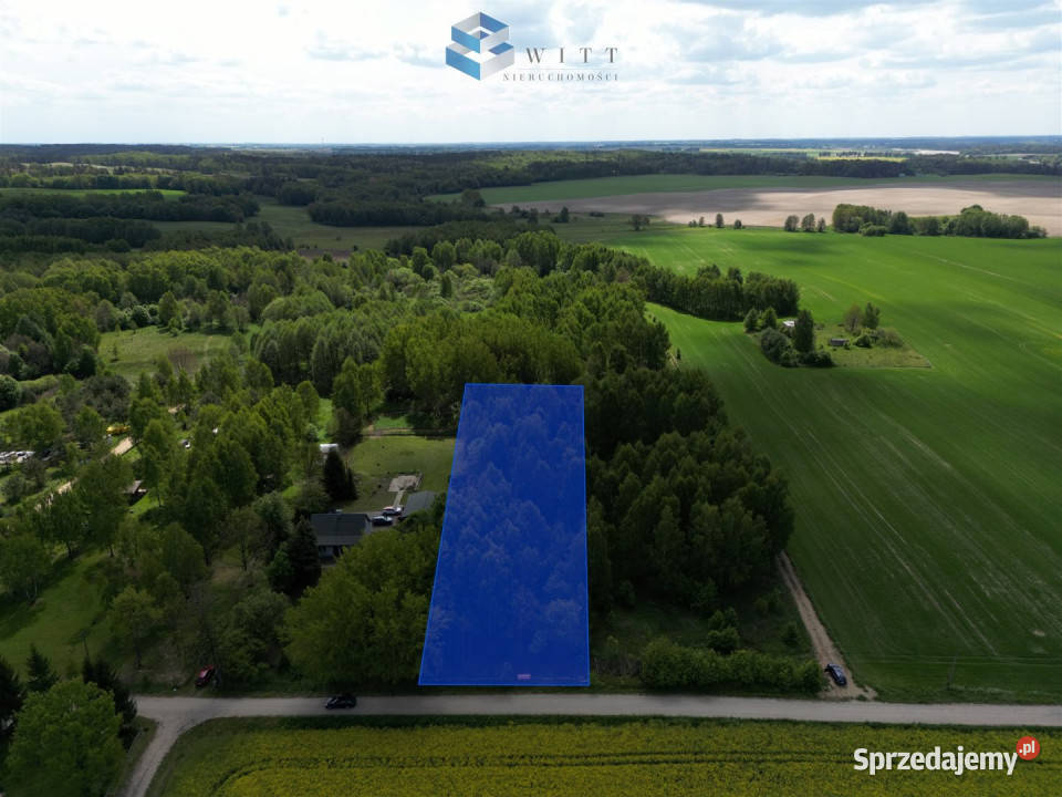 sprzedaży gruntu 3719m2 Ostrowite