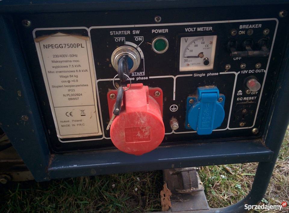 Agregat nupower EVOLUTION NPEGG7500 podkarpackie Lalin sprzedam