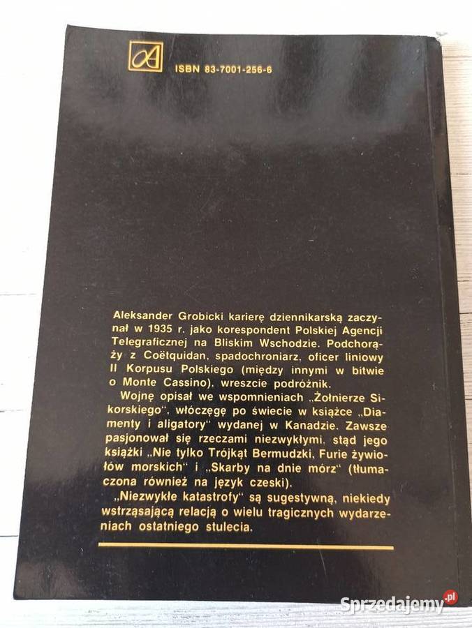 Niezwykłe katastrofy XX wieku Aleksander Antykwariat Bielsko-Biała