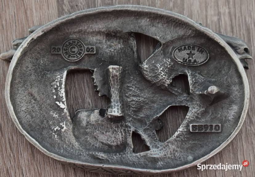 Solidna klamra z Amerykańskim Orłem z lat 7080 Chełmno