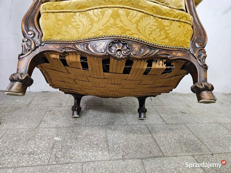 Ludwikowska sofa i dwa fotele Nowy Sącz