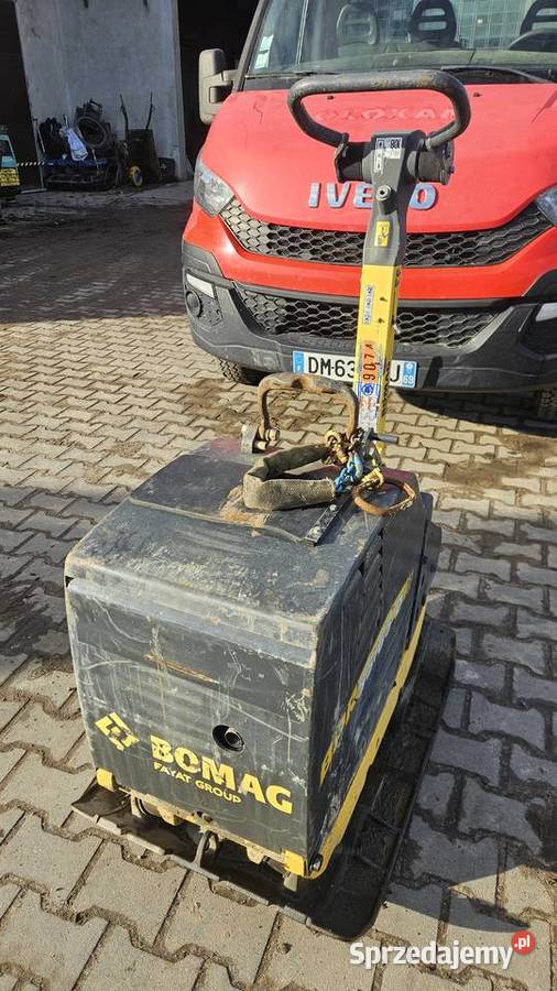 Zagęszczarka Bomag BPR 5565 2021 pęknięty wał mazowieckie Sochaczew
