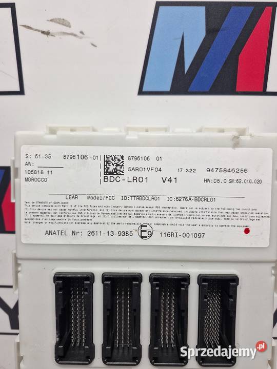 BMW F39 F48 MODUŁ STEROWNIK BDC FEM 8796106