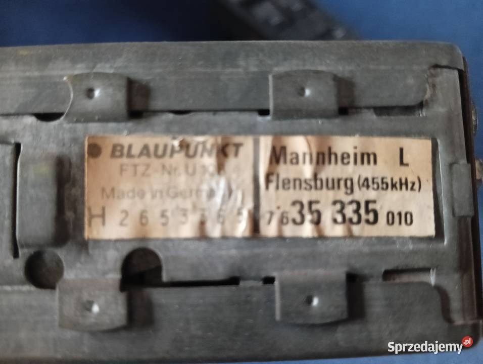 Radio Blaupunkt fiat 125p 126p Konin