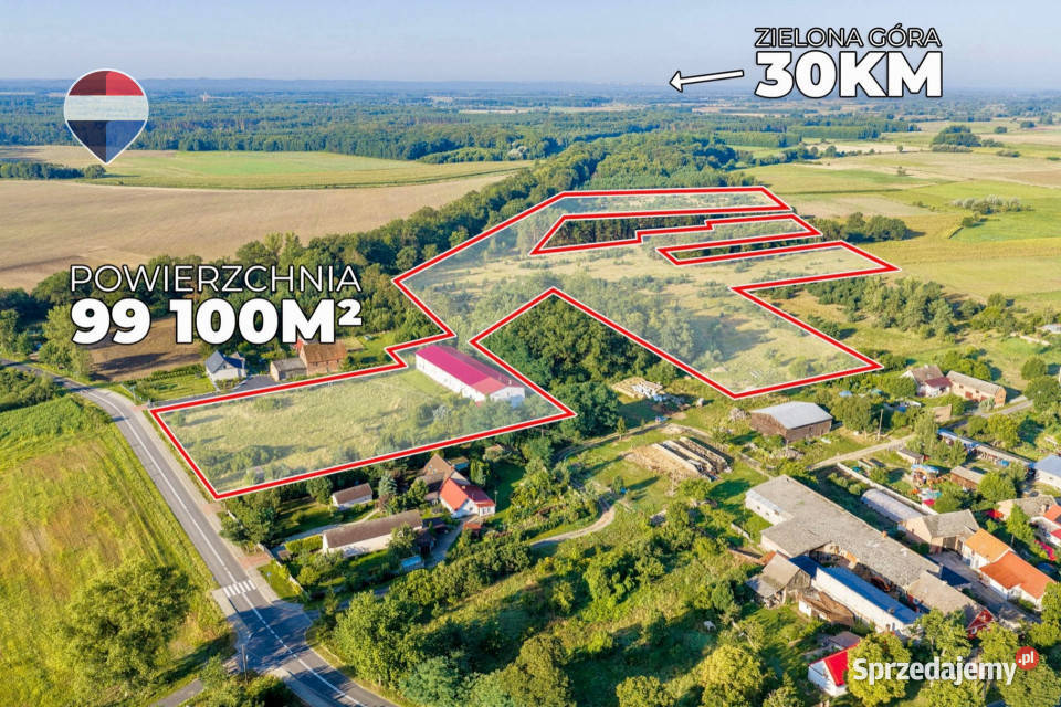 Działka 99100 m budynek prodmagazyn mieszkanie Ostrzyce