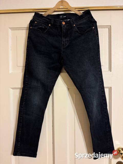 Jeansy męskie 3232 Carry czarne z przetarciami Częstochowa