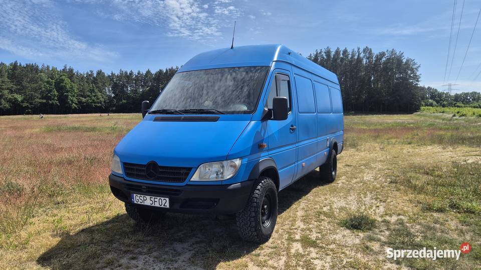 Kamper Mercedes Sprinter 4x4 27cdi ZAMIANA Rok produkcji 2004 pomorskie Szemud