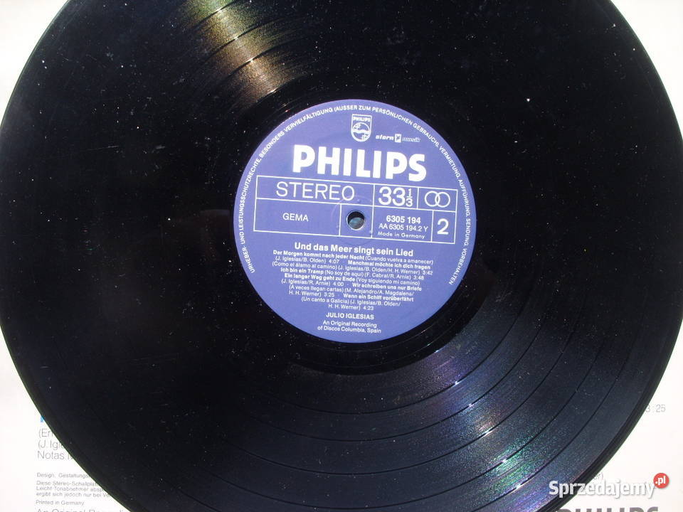 POP LP JULIO IGLESIAS PHILIPS Wołów