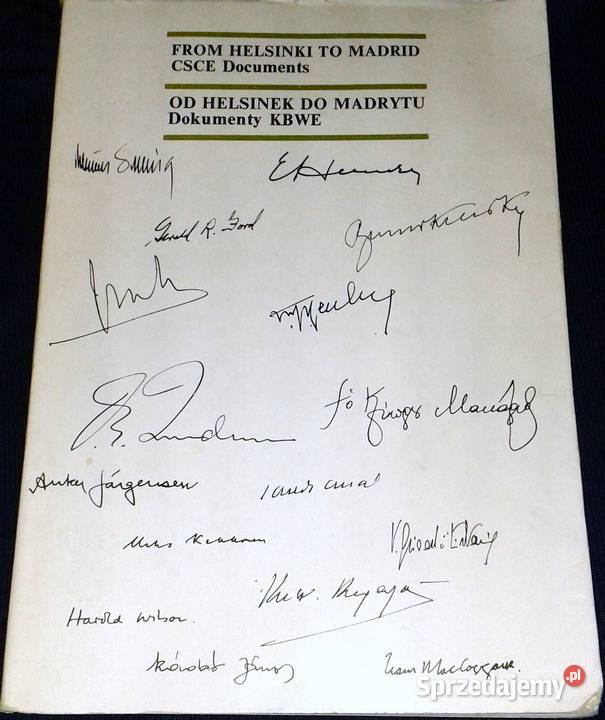Helsinek do Madrytu Dokumenty KBWE Zdzisław miękka z obwolutą Chełm