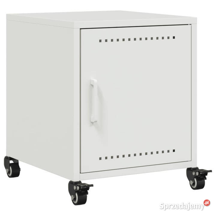 Szafka nocna biała 36x39x435 stal WM846624 Warszawa