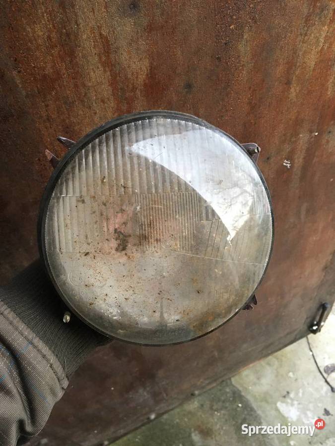 Stara lampa PRL przednia Sępólno Krajeńskie sprzedam