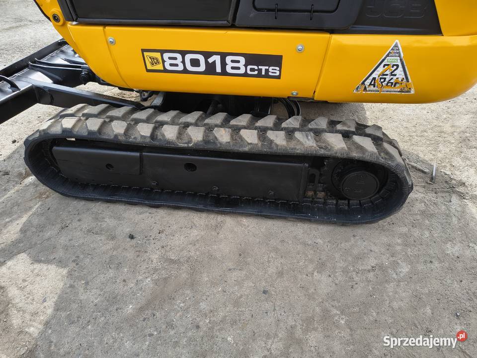 MINIKOPARKA GASIENICOWA 18 TONY JCB 8018 CAT