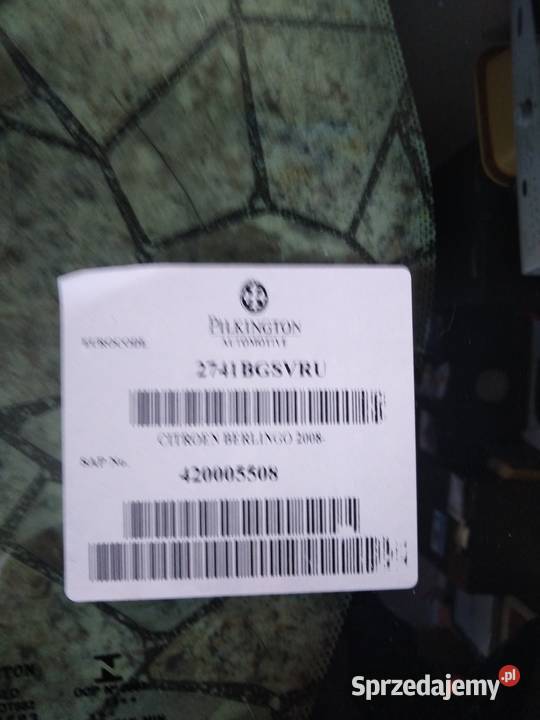 Citroen Berlingo szyba osobowe Toruń