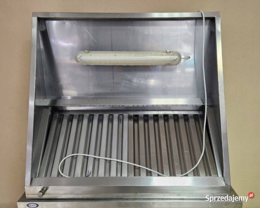 Okap nierdzewny przyścienny Dora Metal 110x100 Góra