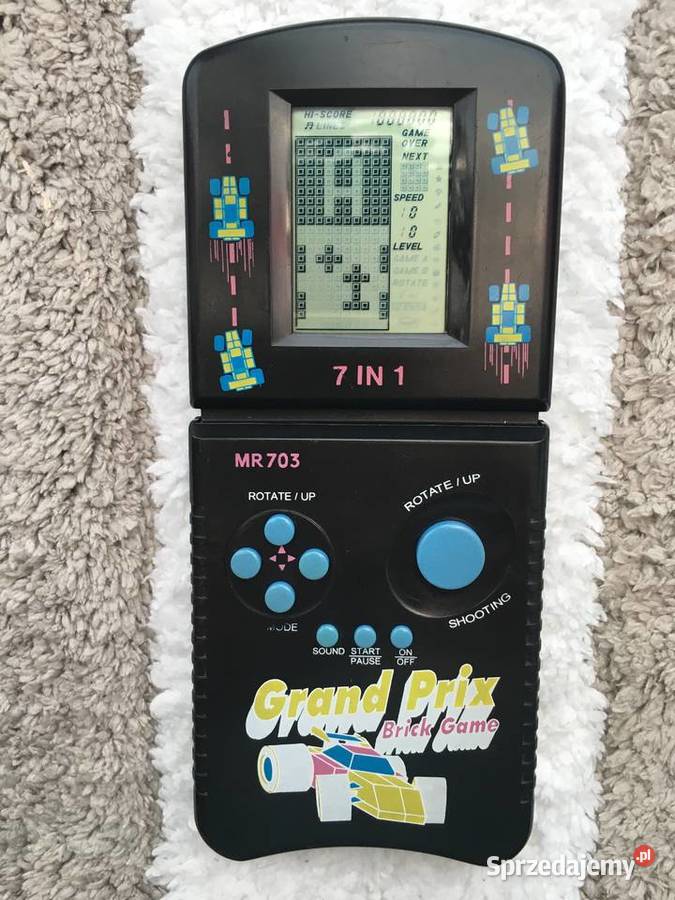 Przenośna konsola do gier Grand Prix Brick Game Game Boy