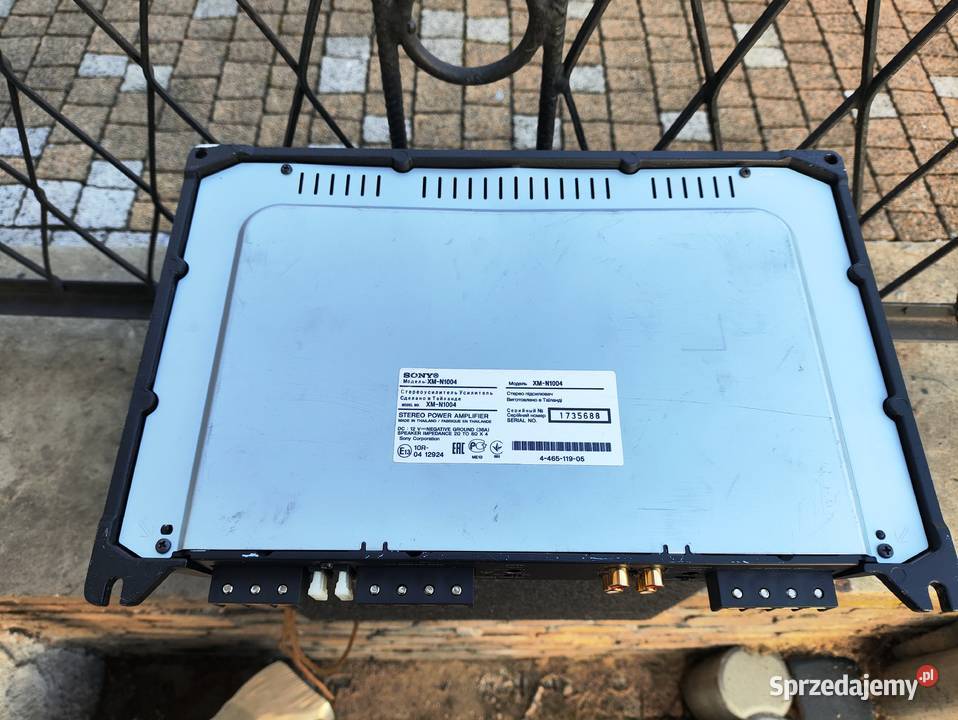 Wzmacniacz samochodowy 4 kanałowy SONY XMN1004 Niegowonice