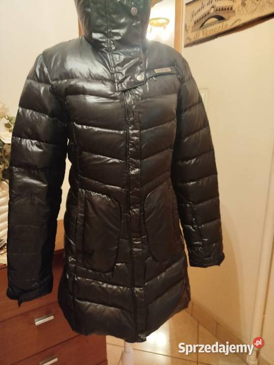 Kurtka czarna Wedzecom na puchu M 38 Olecko sprzedam