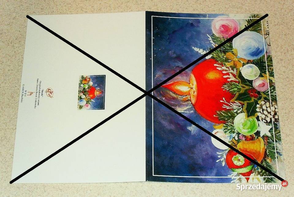 Unikatowe kartki świąteczne Reprodukcje Kolekcja Pocztówki i karty telefoniczne Gliwice