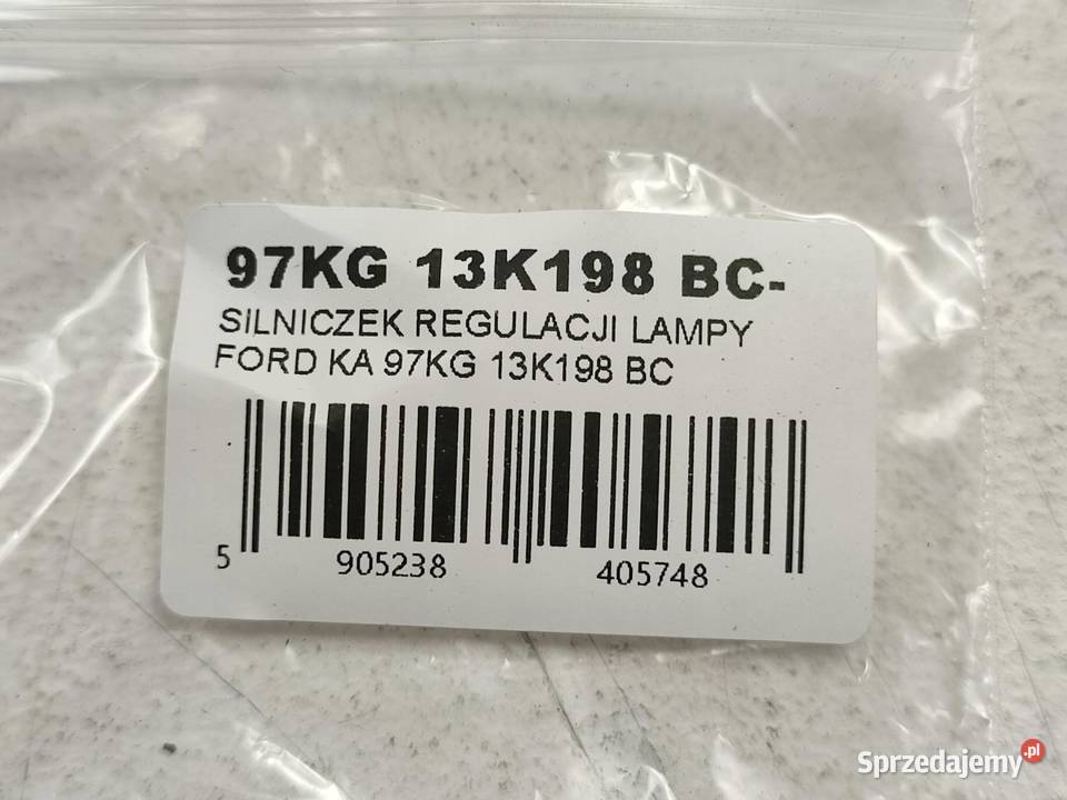 SILNICZEK REGULACJI LAMPY PRAWY PRZÓD FORD KA
