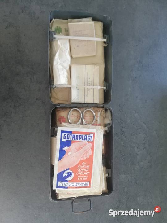 Apteczka samochodowa zabytkowa Aleksandrów Łódzki