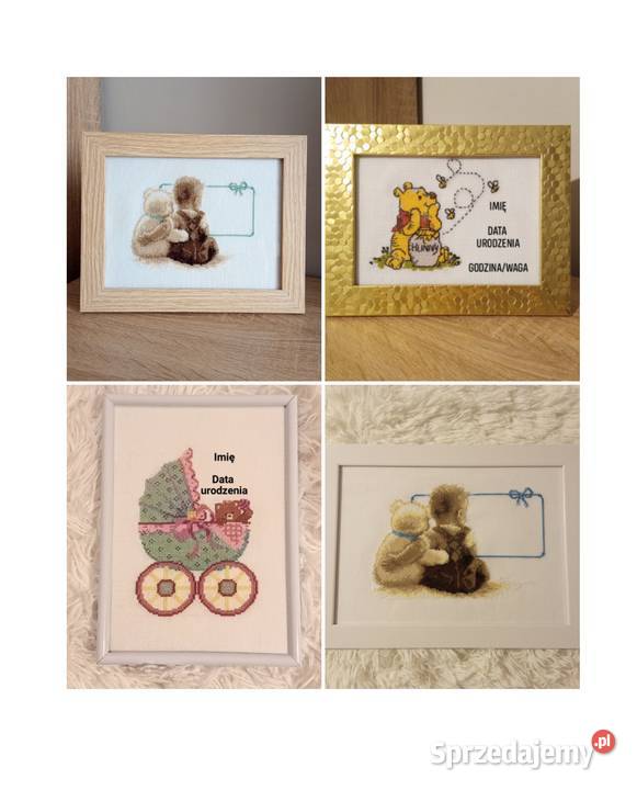 Personalizowane metryczki dziecięce rękodzieło warmińsko-mazurskie Olsztyn