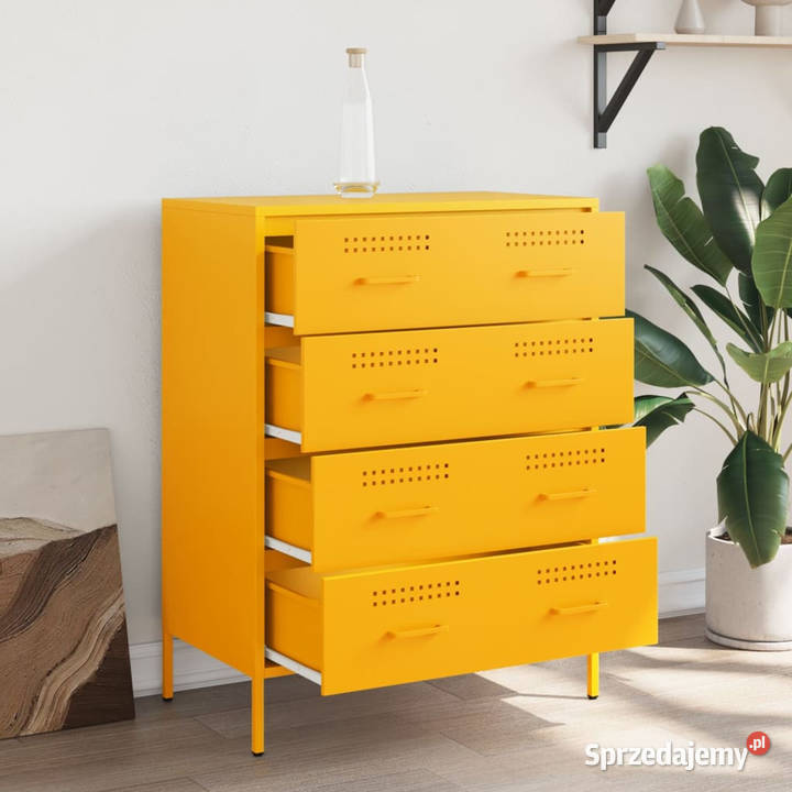Szafka musztardowa 68x39x89 stalowa WM842985 Warszawa