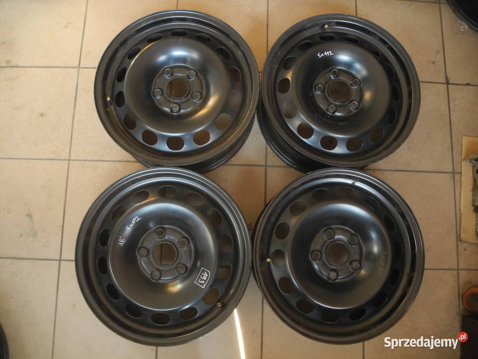 komplet felg stalowych 16 5x112 ET50 65J VW Trzebnica