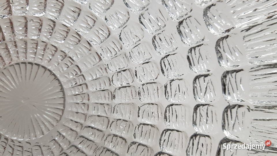 Patera Cora na 3 nóżkach Ząbkowice szkło PRL śląskie Dąbrowa Górnicza