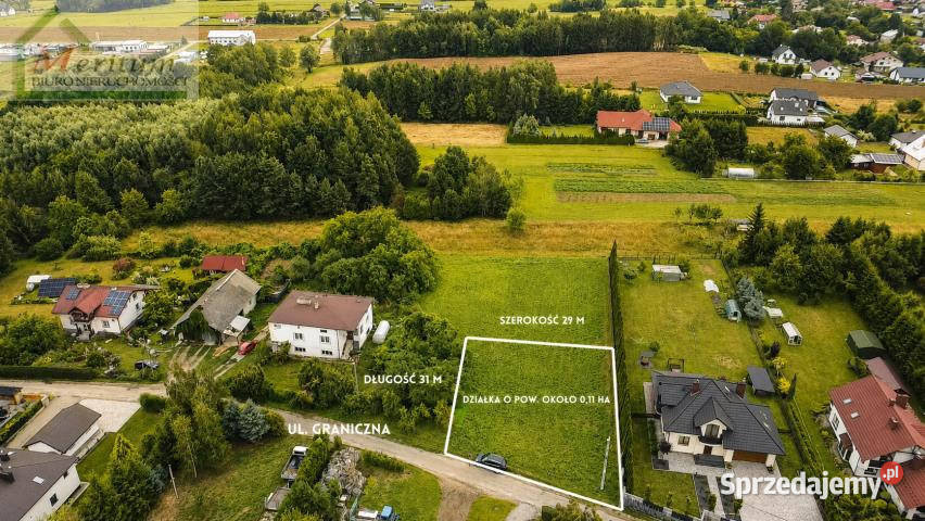 Grunt do sprzedania 1100m2 Korczyna 126zł/m2