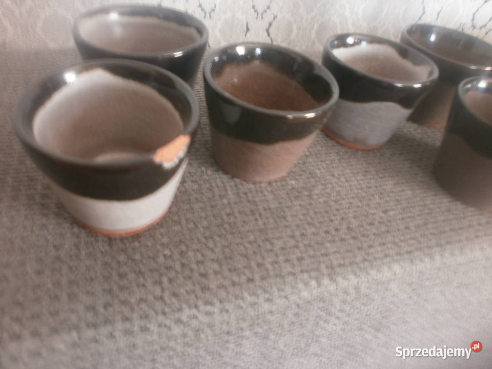 Japan komplet do picia ceramika odcienie brązowego Zielona Góra