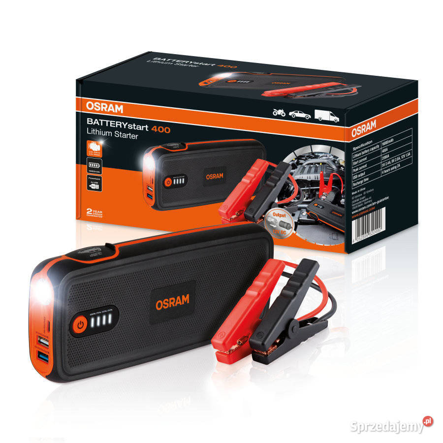 OSRAM OBSL400 Jump Starter Booster Powerbank Legionowo