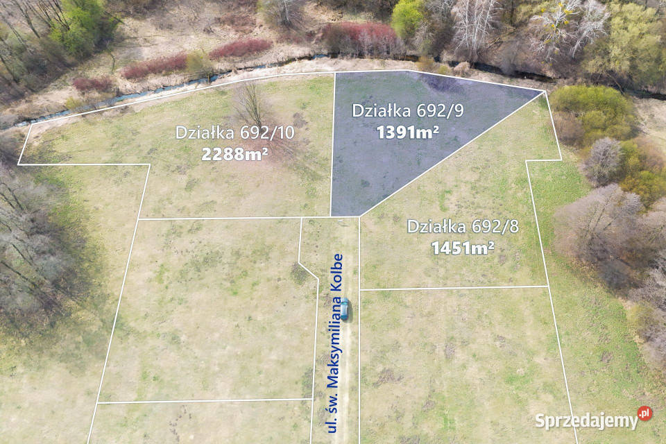 Działka budowlana 1391m2 z WZ gm Jaktorów Budy Zosine sprzedam