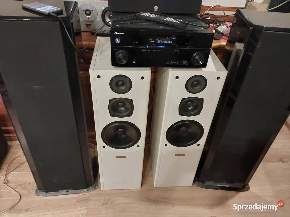 Nagłośnienie duże kolumny amplituner usb hdmi Konina