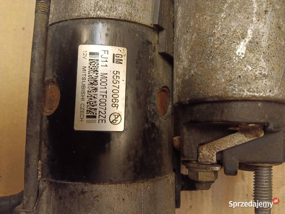 Zafira c Meriva b55570068 rozrusznik 16cdti Pozostałe