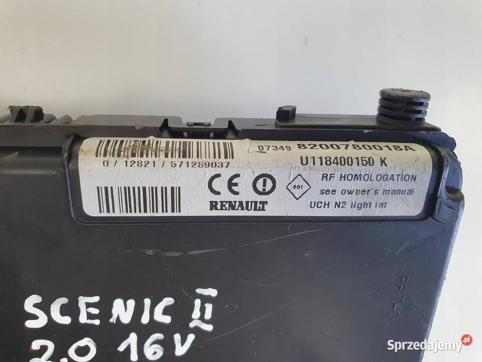 Renault Scenic II 20 16V MODUŁ BSI SKRZYNKA osobowe lubelskie