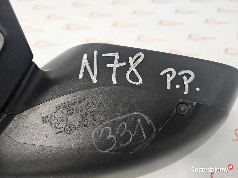 PEUGEOT 3008 I 11r Lusterko prawe 62pin 8pin świętokrzyskie Kielce sprzedam