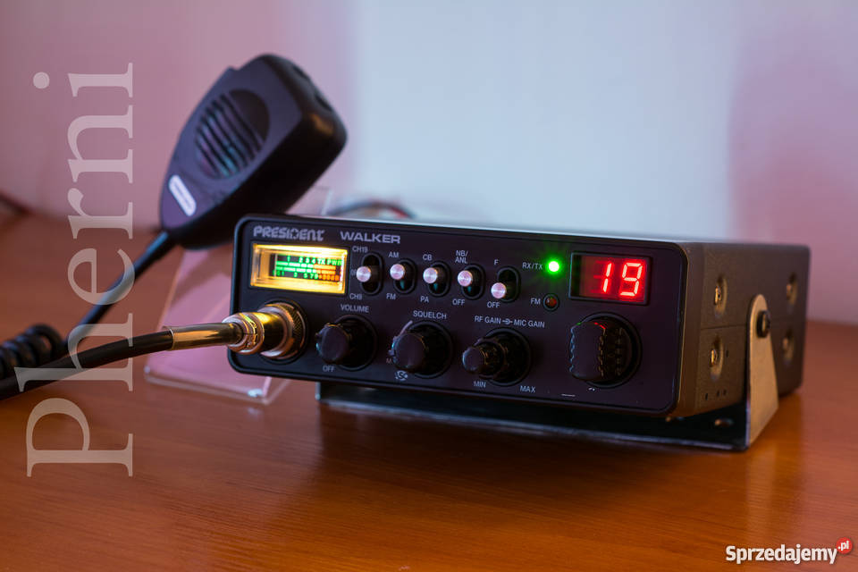 Cb radio President Walker poprawiona funkcja ASC Sosnowiec sprzedam