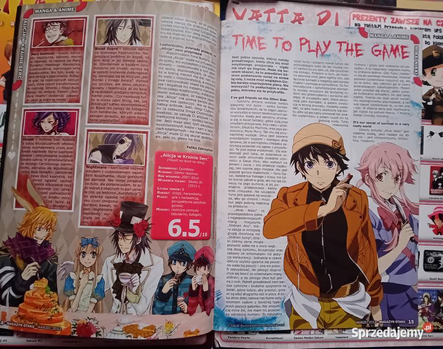 Otaku magazyn mangi i anime Numery 35678 i 9 Koźminek