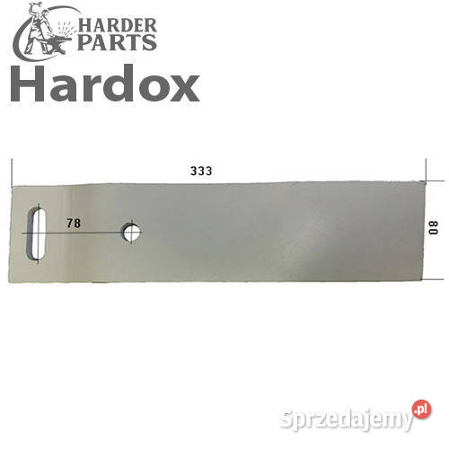 Listwa tylna odkładni HARDOX 3475289L ST3L do Suwałki