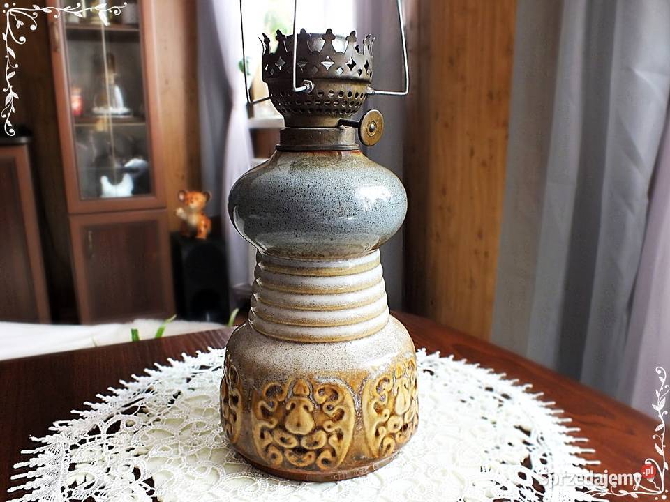 Stara lampa Mysłakowice Polam G10 Oprawa PRL lat lubuskie Żary