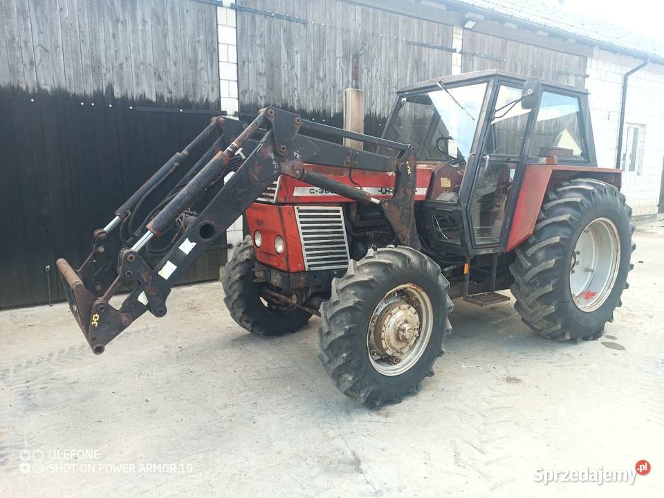 Ursus C385A z ładowaczem 914 Zetor Tur ze Rostkowo