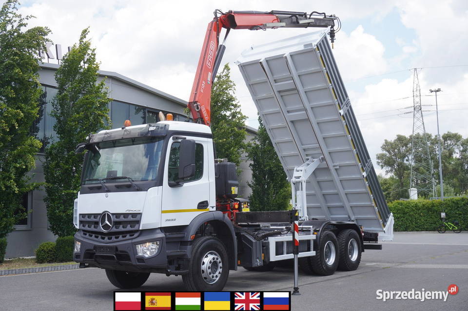 MercedesBenz Arocs 2633 6x4 HDS 55 t Fassi 330KM Kraków