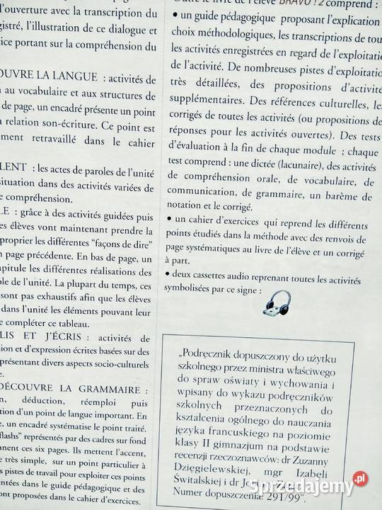 bravo francuski podręcznik kursy językowe Warszawa