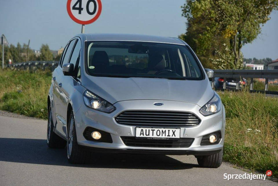 Ford S 20TDCI nawigacja kamera automat gwarancja srebrny Sędziszów Małopolski