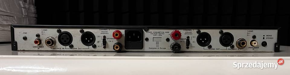 Profesjonalny wzmacniacz mocy stereo 2x120w Rms Kraków sprzedam