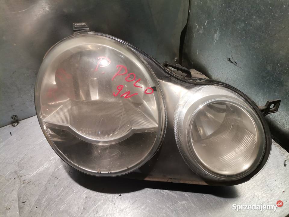VW POLO IV 9N REFLEKTOR PRAWY PRZÓD LAMPA Lampy przednie Nowy Sącz