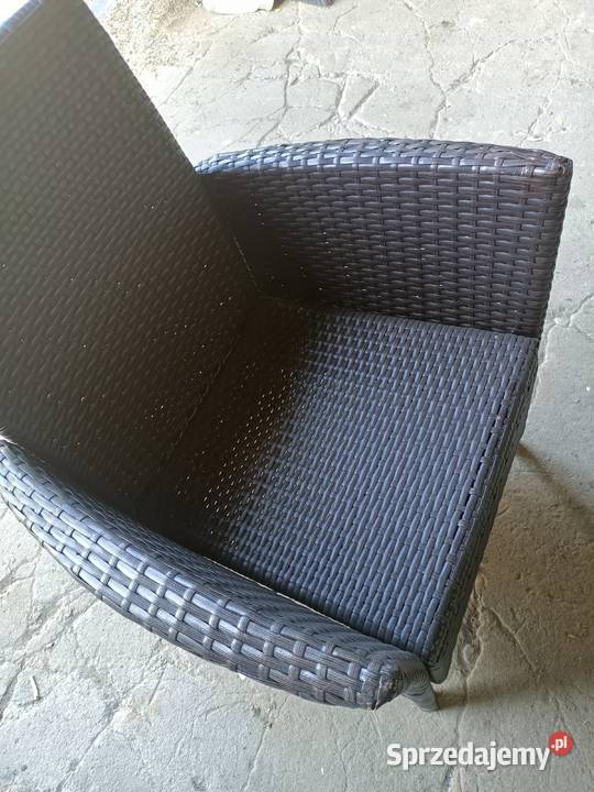 Krzesło fotel ogrodowy sztuczny rattan 4 venge Lubartów